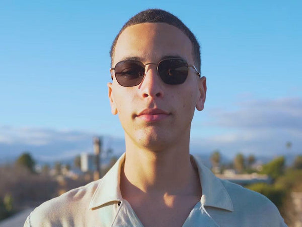 The Groove Pilot / Brushed Gold & Tortoise Bio & Polarised Grey Lens - Shade Files